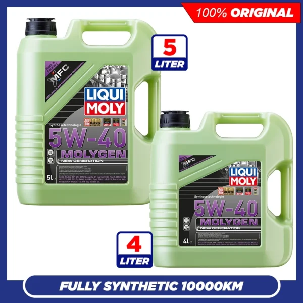my-11134207-7rasa-m1nobtikeive27.webp LIQUI MOLY MOLYGEN 5W40 Fully Synthetic Engine Oil (5L4L) NEW GENERATION