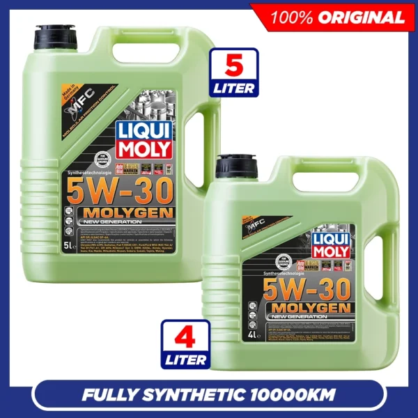 my-11134207-7rasd-m1no2zt7bpd31a.webp LIQUI MOLY MOLYGEN 5W30 Fully Synthetic Engine Oil (5L/4L) New Generation